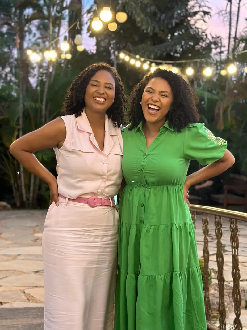 Camilla e Beatriz — fundadoras da Pink Preciosa